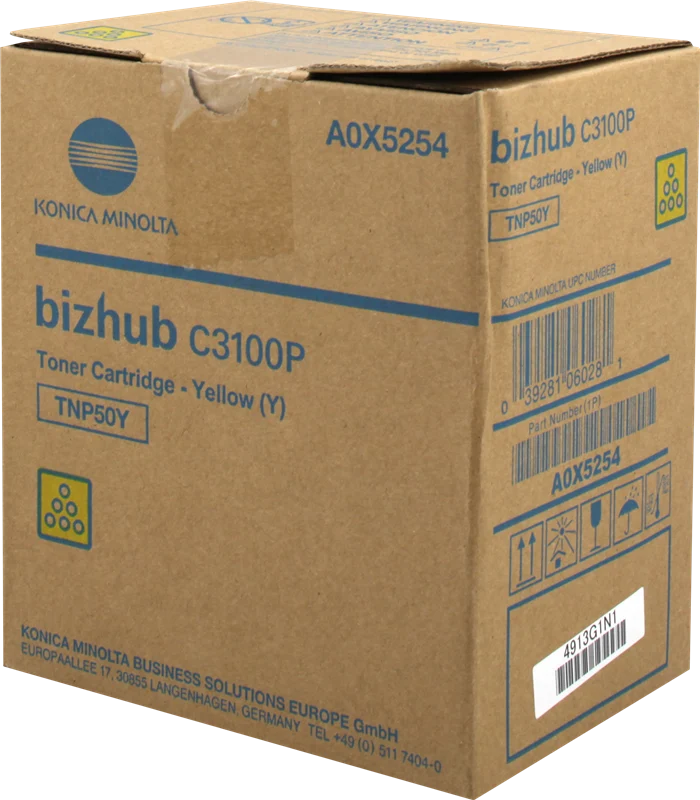 Konica Minolta TNP50Y Gelb Toner