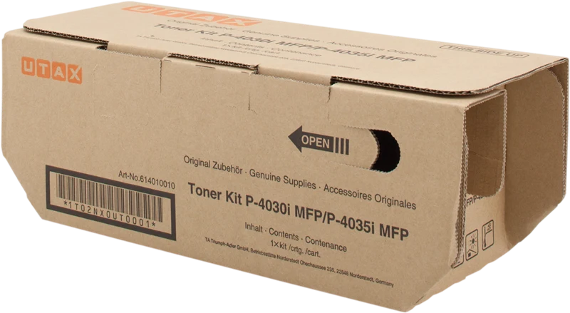 Utax 614010010 Schwarz Toner