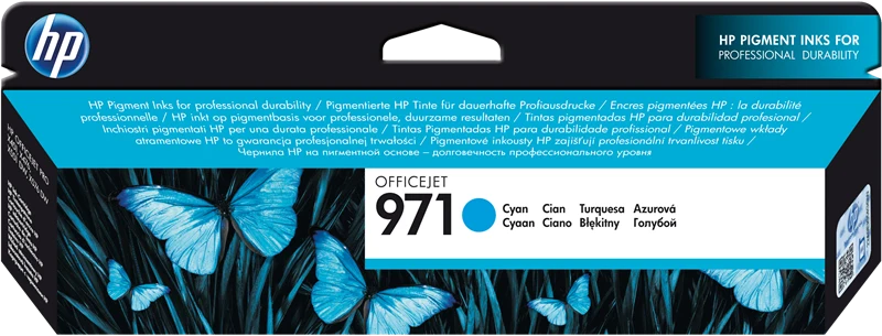 HP 971 Cyan Druckerpatrone CN622AE