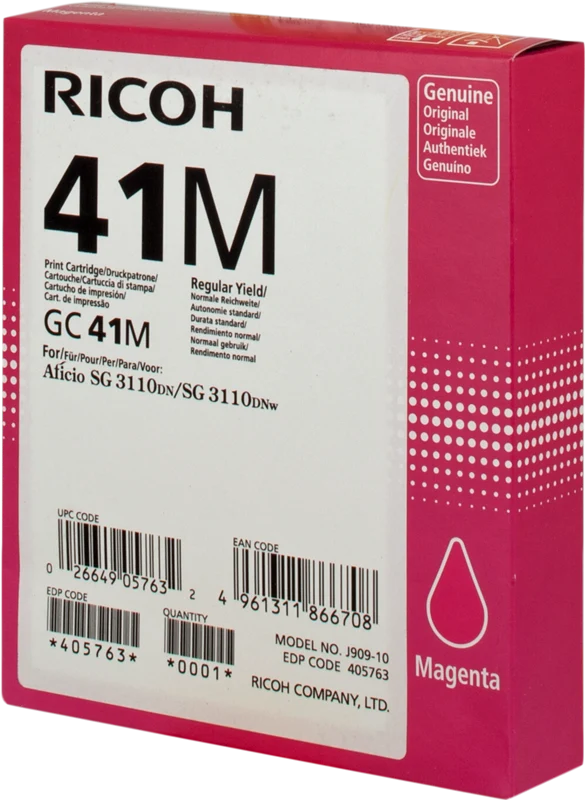 Ricoh Gel Patrone GC41MHC Magenta