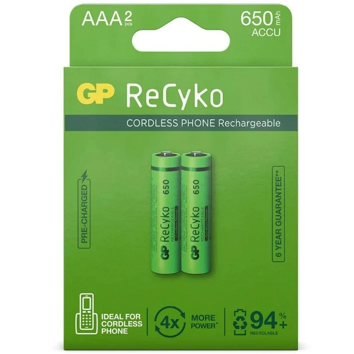 Gp Nimh Aaa 650Mah 2