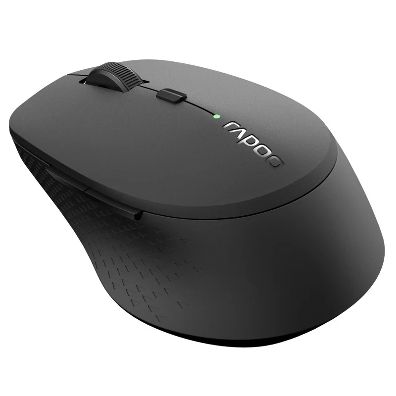 Rapoo Drahtlose Lasermaus M300 Multi-mode Silent - Dunkelgrau