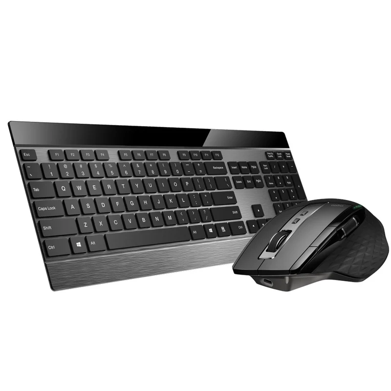 Rapoo 9900M Multimode Wireless Combo Set Tastatur + Maus - Schwarz