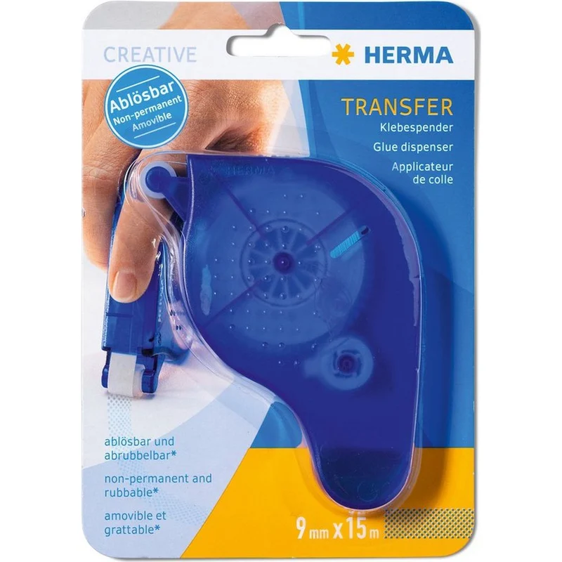 Herma Transfer Klebespender blau 15 m