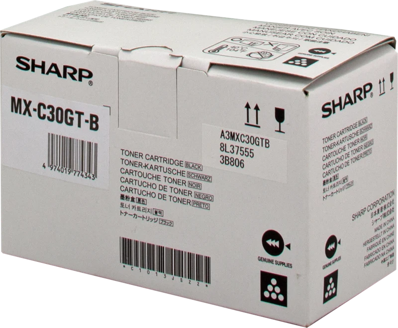 Sharp MX-C30GTB Schwarz Toner