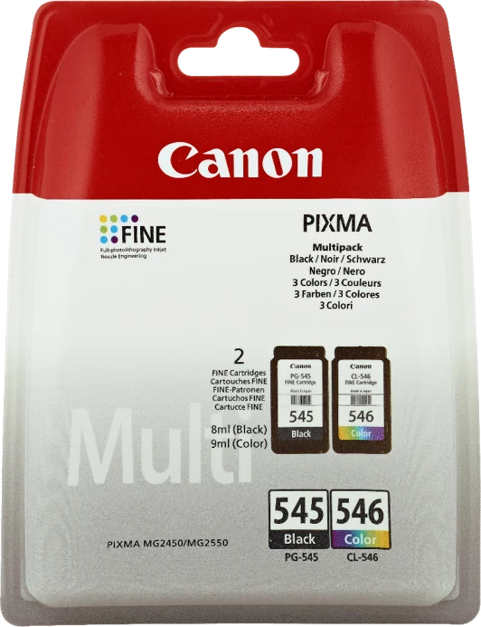 Canon PG-545+CL-546 Multipack Schwarz / mehrere Farben