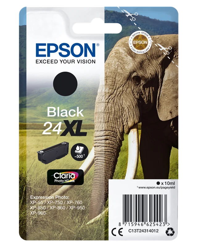 Epson 24 XL Schwarz Druckerpatrone C13T24314012
