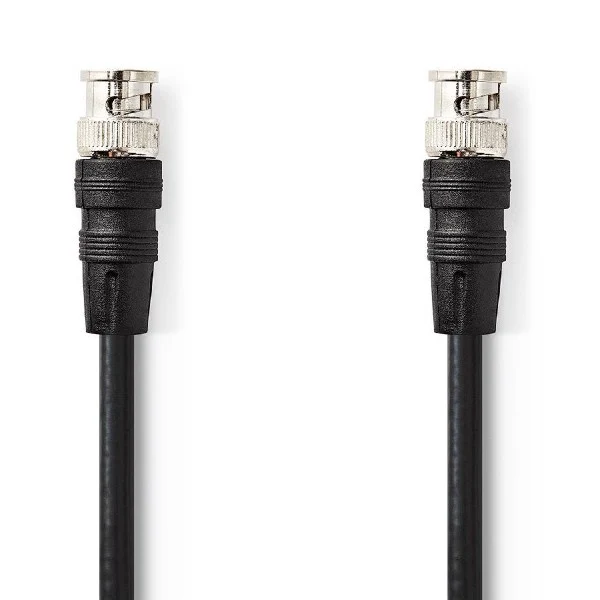 Nedis BNC Videokabel BNC Männlich BNC Männlich 1,0m Schwarz