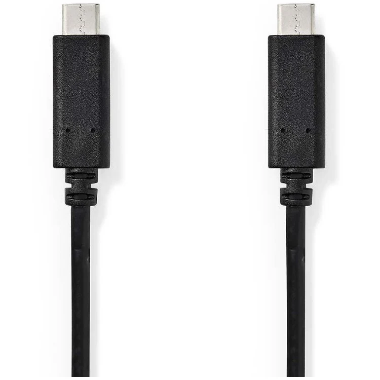 Nedis USB 3.1 Kabel (Gen1) Typ C Stecker Typ C Stecker 1,0 m Schwarz
