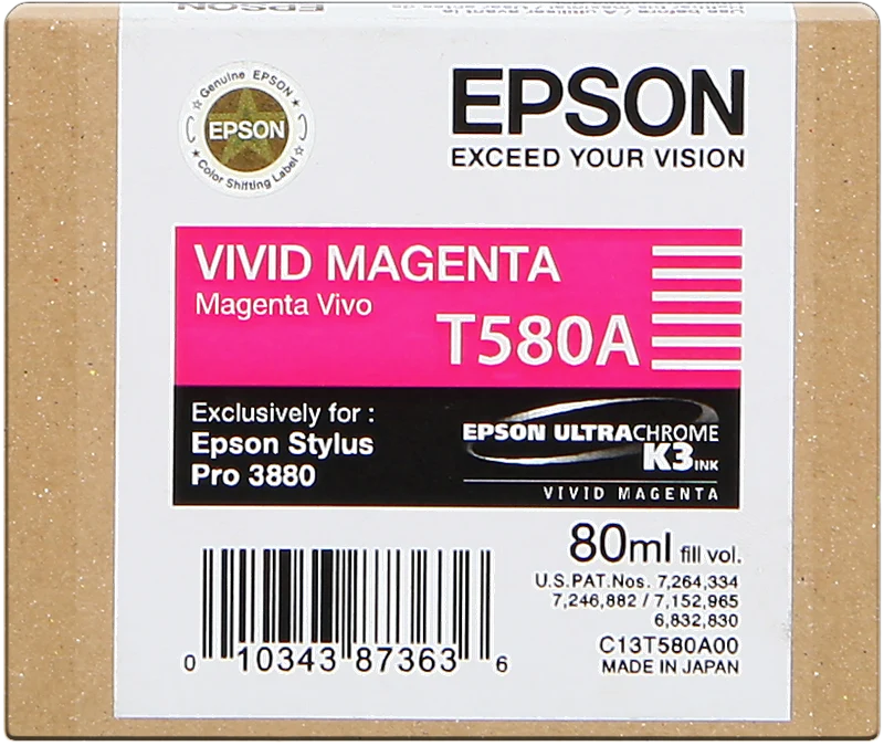 Epson T580A Magenta Druckerpatrone C13T580A00