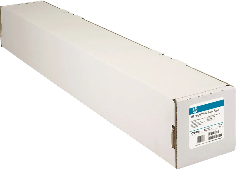 HP Bright White Inkjet Paper 914mm x 45,7m Weiss