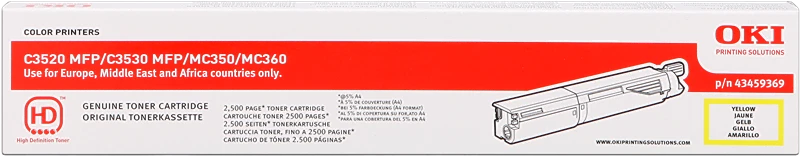 OKI 43459369 Gelb Toner