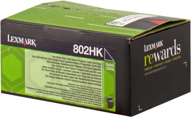 Lexmark 802HK Schwarz Toner