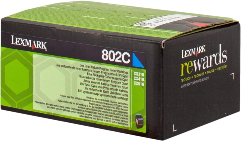 Lexmark 802C Cyan Toner