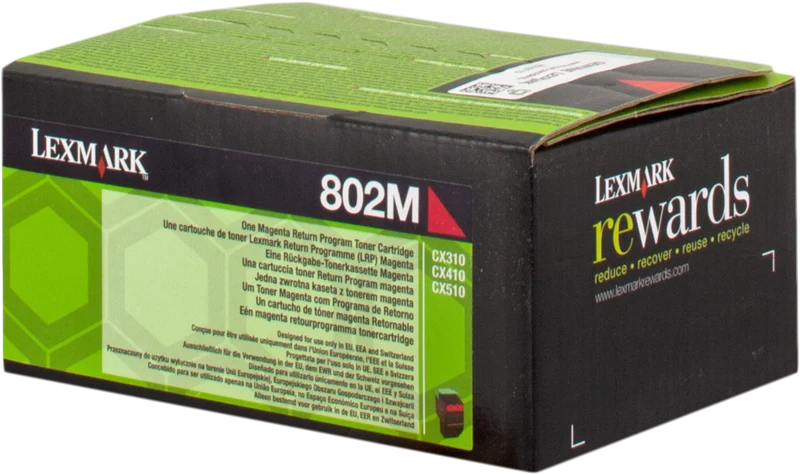 Lexmark 802M Magenta Toner