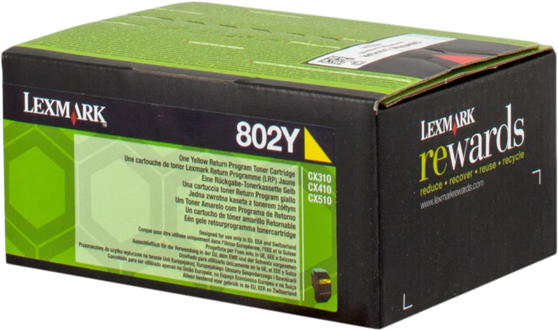 Lexmark 802Y Gelb Toner