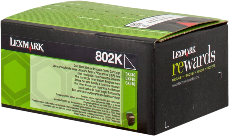 Lexmark 802K Schwarz Toner