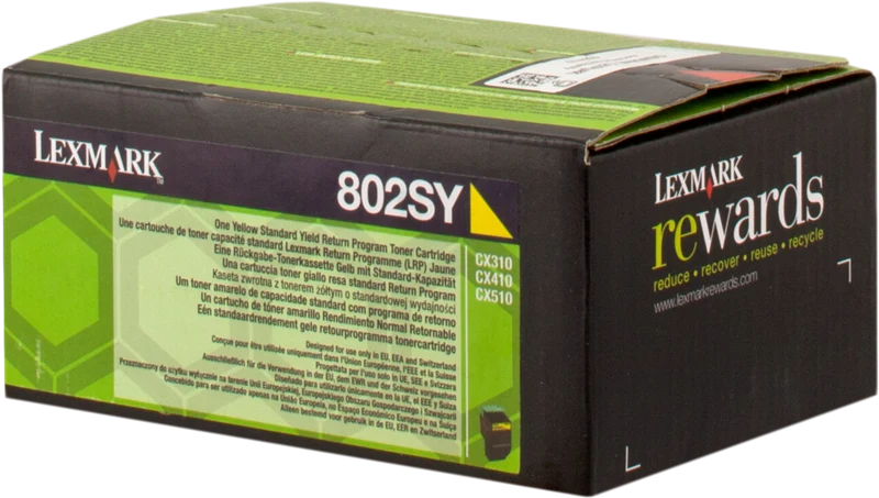 Lexmark 802SY Gelb Toner