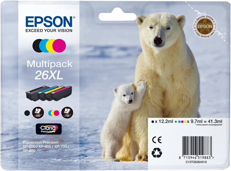 Epson 26 XL - T2636 Multipack