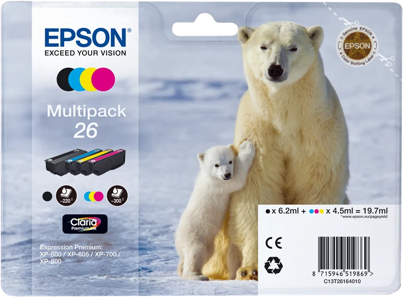 Epson 26 - T2616 Multipack