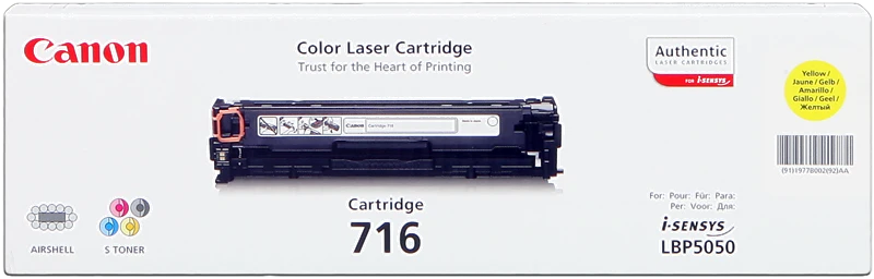 Canon 716y Gelb Toner