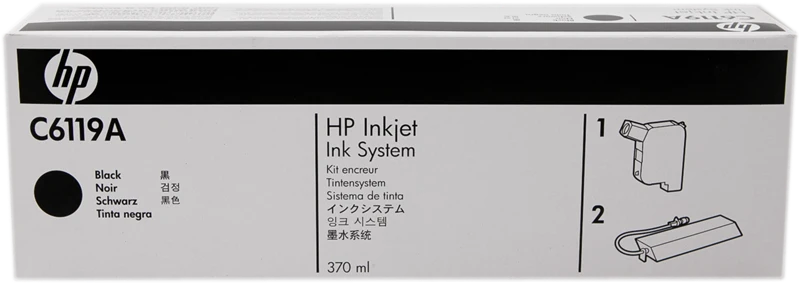 HP SPS 370ml Schwarz Druckerpatrone C6119A