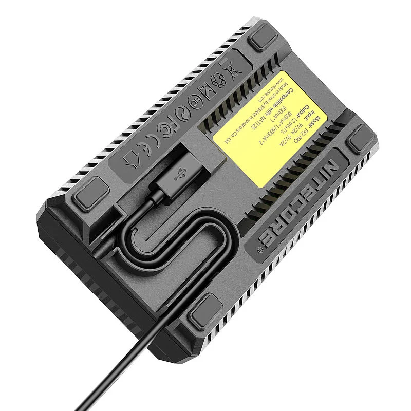 Nitecore FX2 Pro Doppelladegerät für Fujifilm NP T125