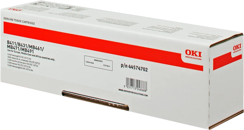 OKI 44574702 Schwarz Toner