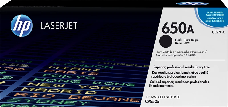 HP 650A Schwarz Toner