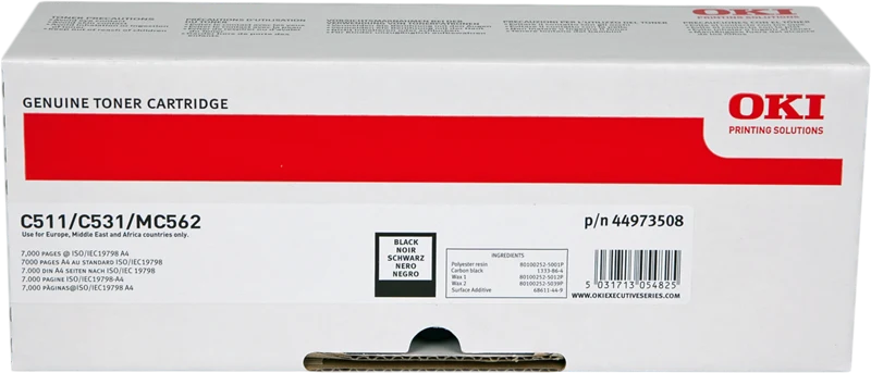 OKI 44973508 Schwarz Toner