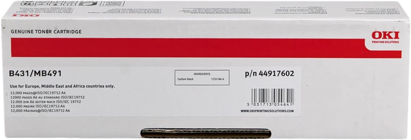 OKI 44917602 Schwarz Toner