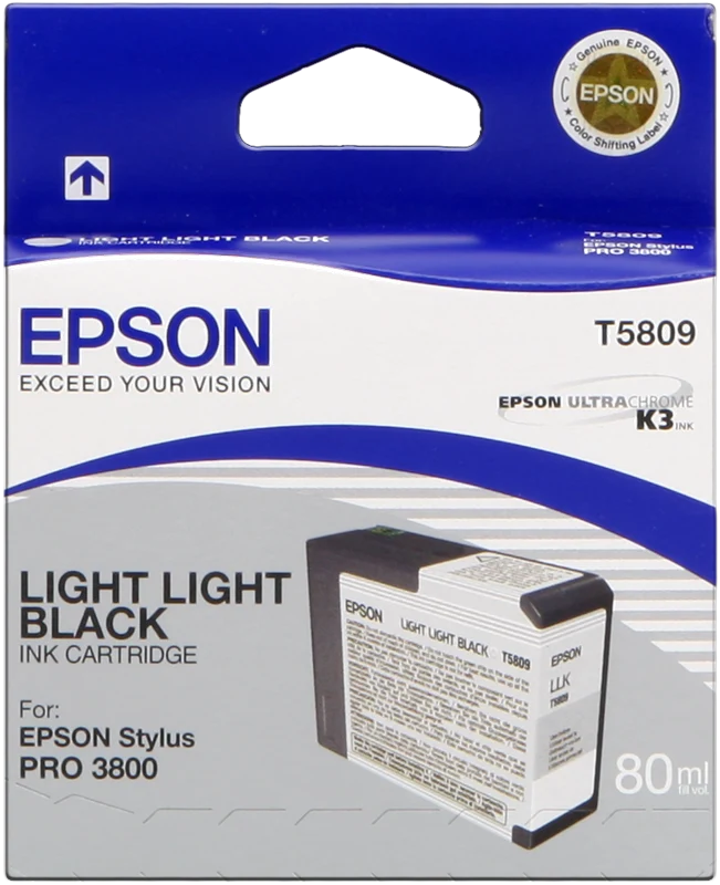 Epson T5809 lightlightblack Druckerpatrone C13T580900
