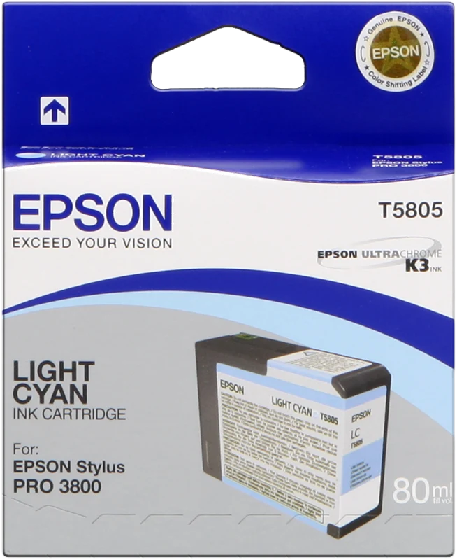 Epson T5805 Light Cyan Druckerpatrone C13T580500
