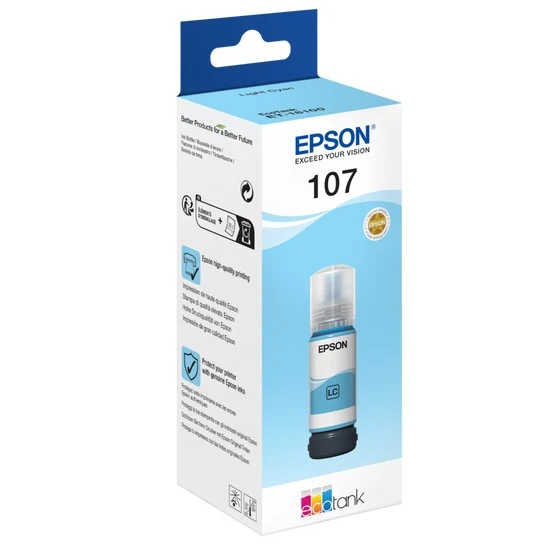 EPSON 107 EcoTank Light Cyan Tintenflasche