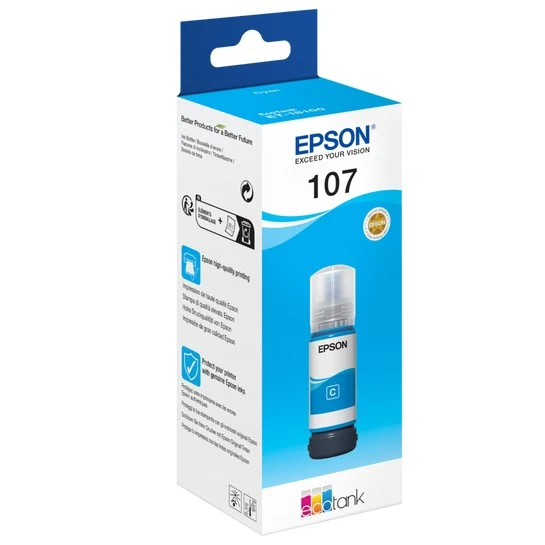 EPSON 107 EcoTank Cyan Tintenflasche