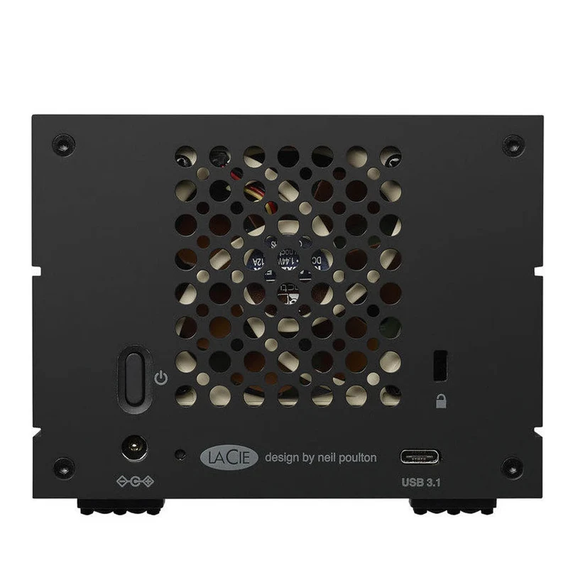 LACIE 2big RAID 8 TB USB-C 3,5-Zoll-Hot-Swap-fähige IronWolf Pro-Laufwerke mit 7,2 U/min + 5 Jahre Datenwiederherstellung