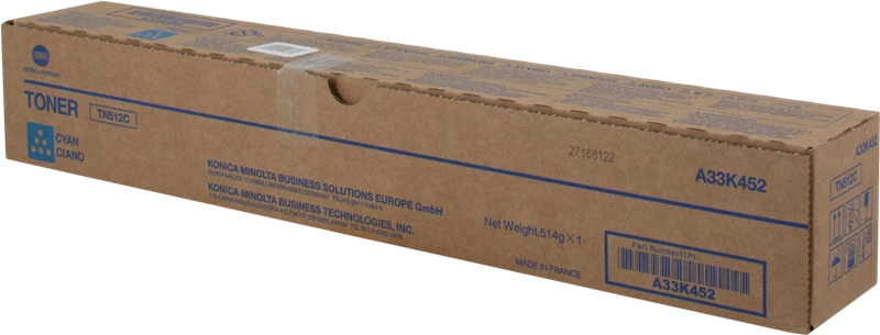 Konica Minolta TN512C Cyan Toner