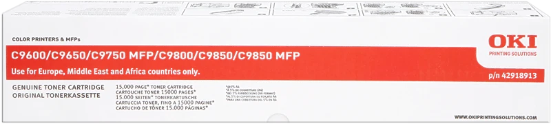 OKI 42918913 Gelb Toner