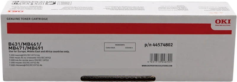 OKI 44574802 Schwarz Toner