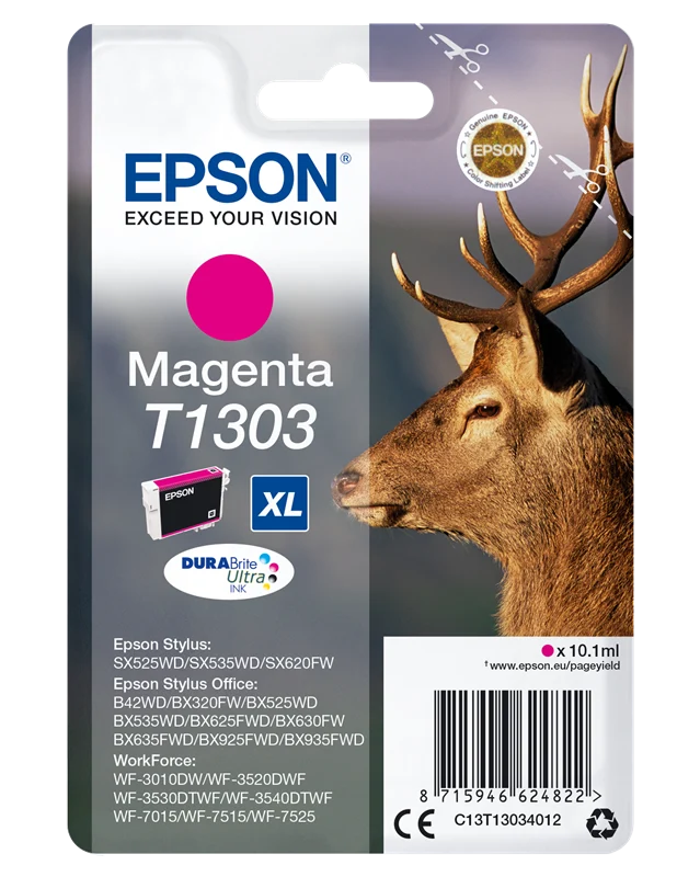 Epson T1303 XL Magenta Druckerpatrone C13T13034012