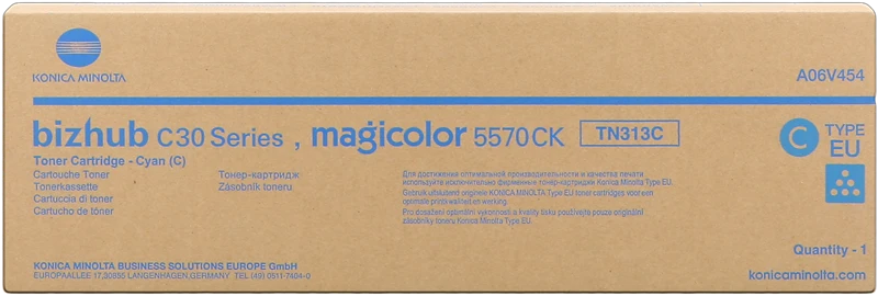 Konica Minolta TN-313C Cyan Toner