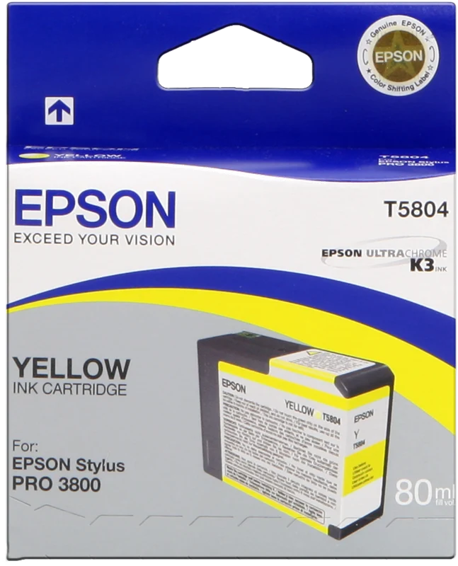 Epson T5804 Gelb Druckerpatrone C13T580400