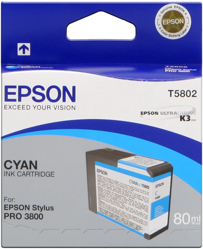 Epson T5802 Cyan Druckerpatrone C13T580200