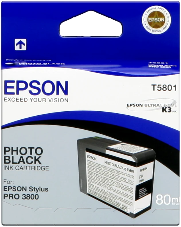 Epson T5801 Photo Black Druckerpatrone C13T580100