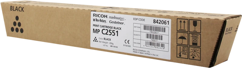 Ricoh MP C2551BK Schwarz Toner