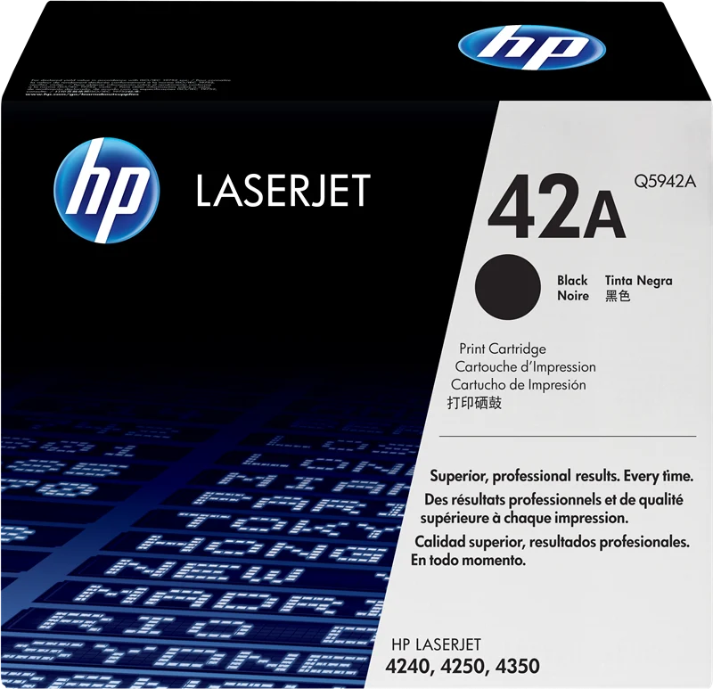 HP 42A Schwarz Toner