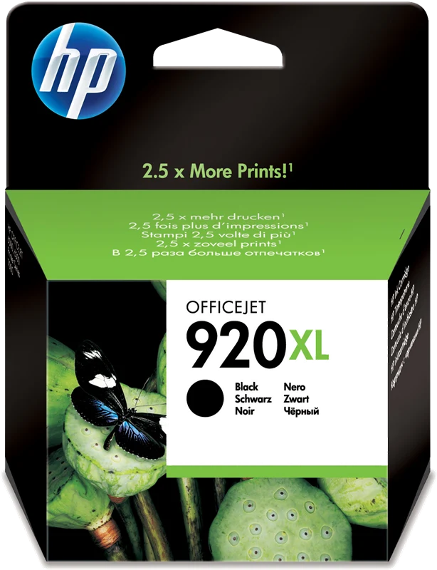 HP 920 XL Schwarz Druckerpatrone CD975AE