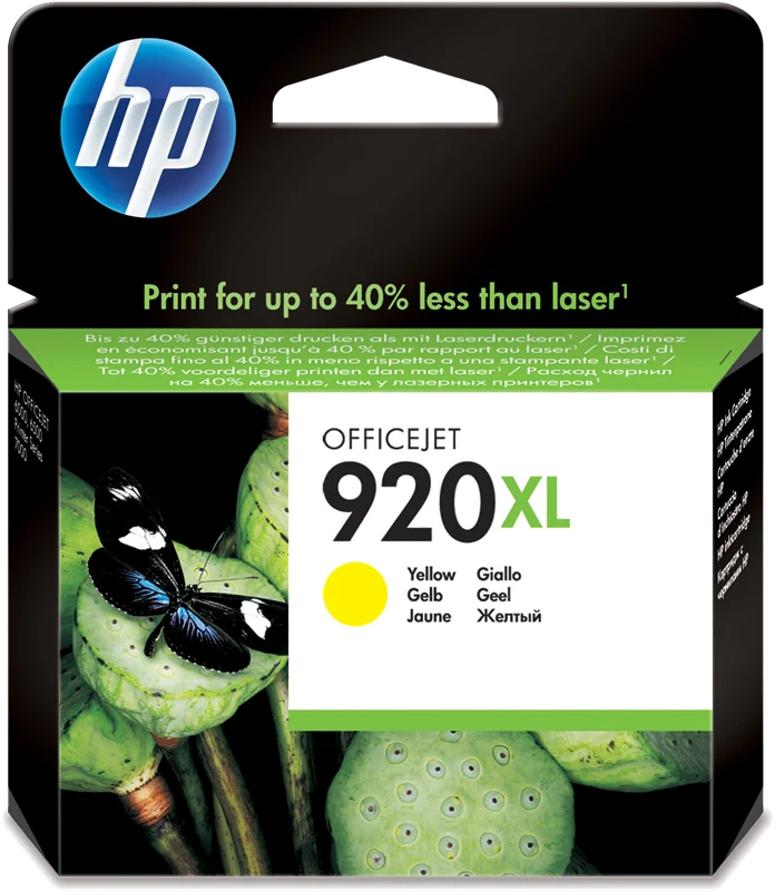 HP 920 XL Gelb Druckerpatrone CD974AE