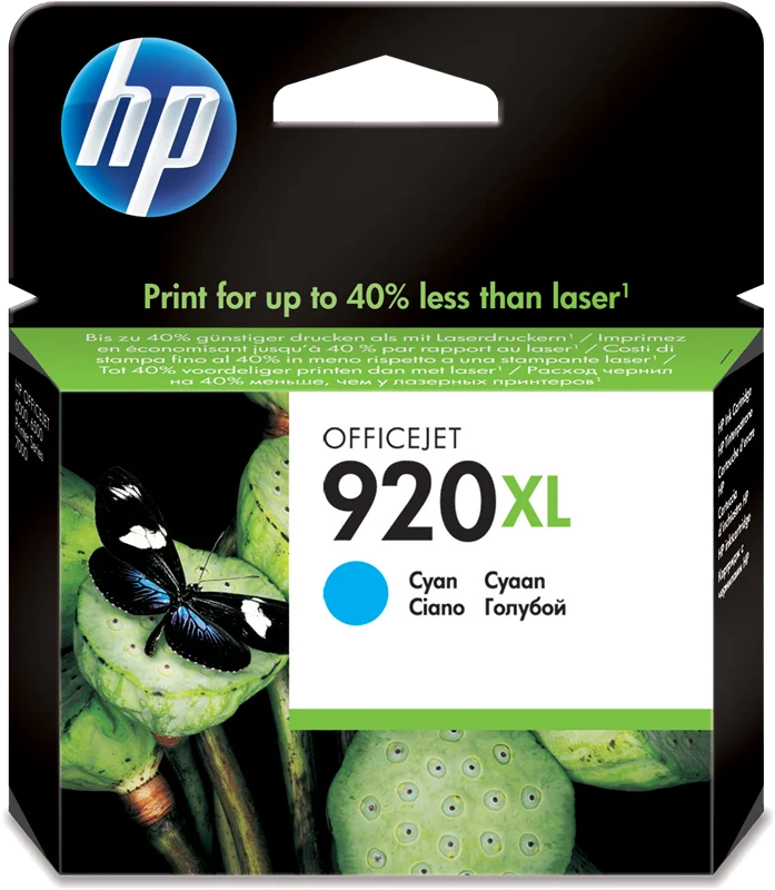 HP 920 XL Cyan Druckerpatrone CD972AE
