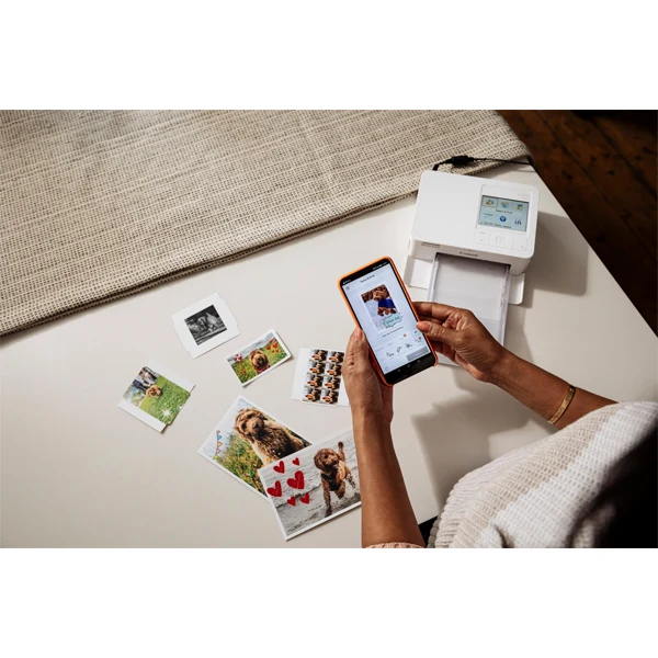 Canon SELPHY CP1500 Weiß + RP-108 Papier 10X15, 108 Ausdrucke